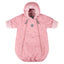 Pink Reflective Merino Wool-Lined Spring/Autumn Bunting Pram Suit