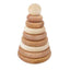 Wooden Round Pyramid - Natural