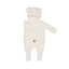 Eared Jumpsuit for Babies and Kids - Fuzzy Ecru